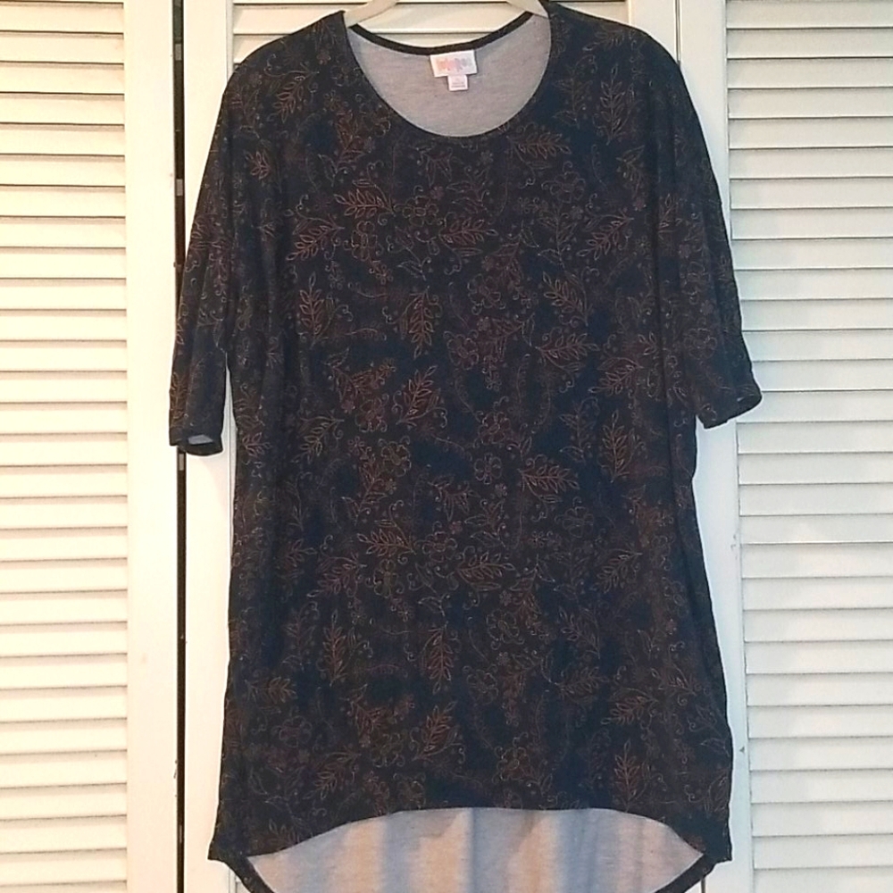 Beautiful fall color floral tunic